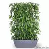 Kunsthecke künstliche Naturstamm Bambus Hecke 180 cm