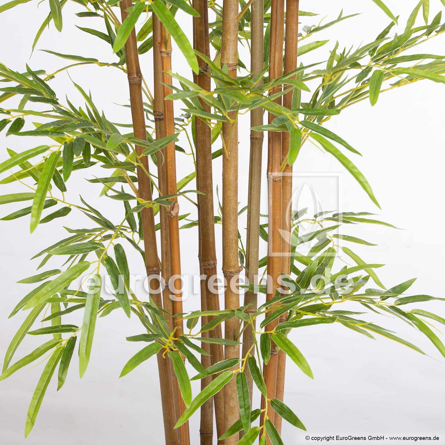 ca. 180cm Japan Bambus Kunstpflanze Naturstamm