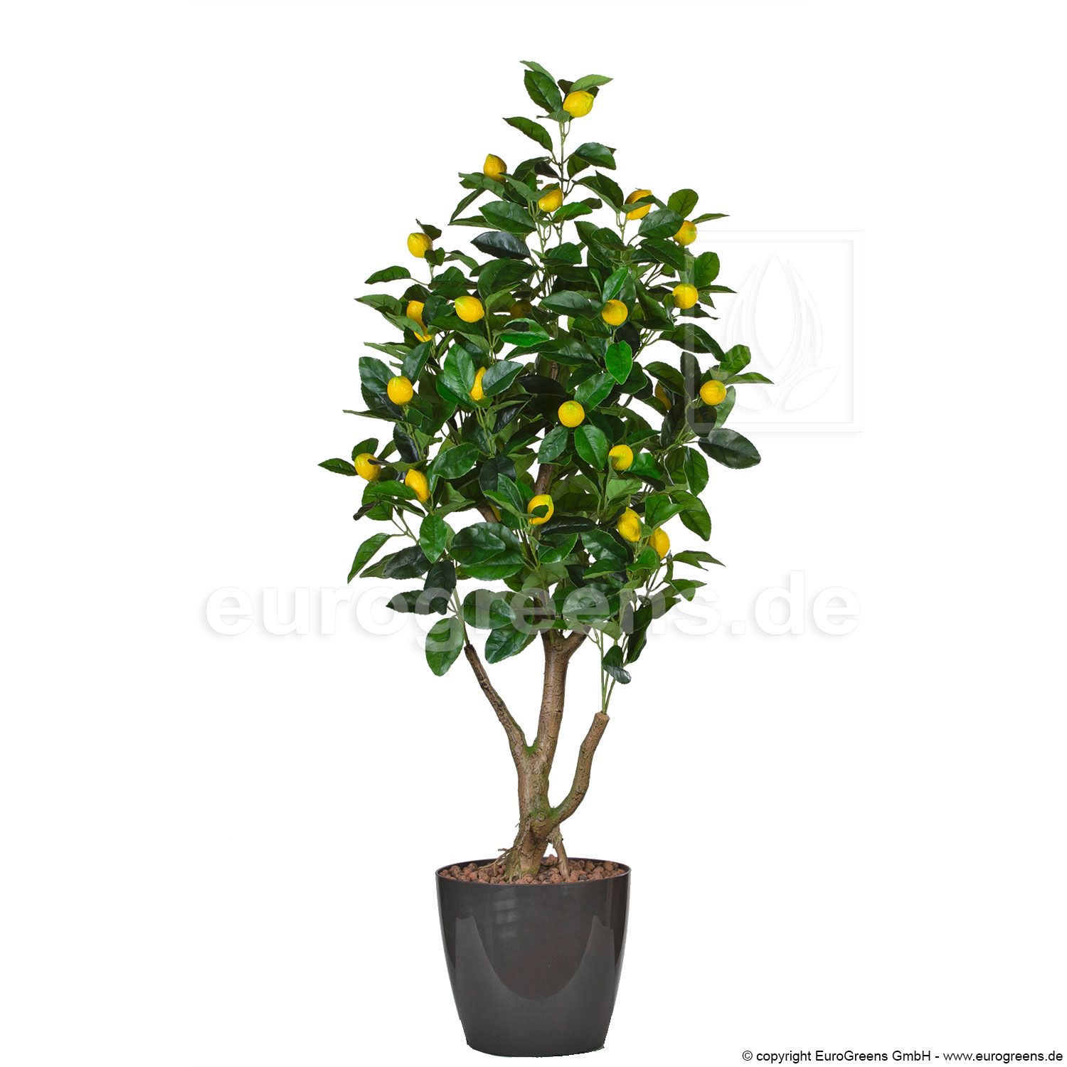 Kunstpflanze 115cm Zitronenbaum ca. mit Früchten