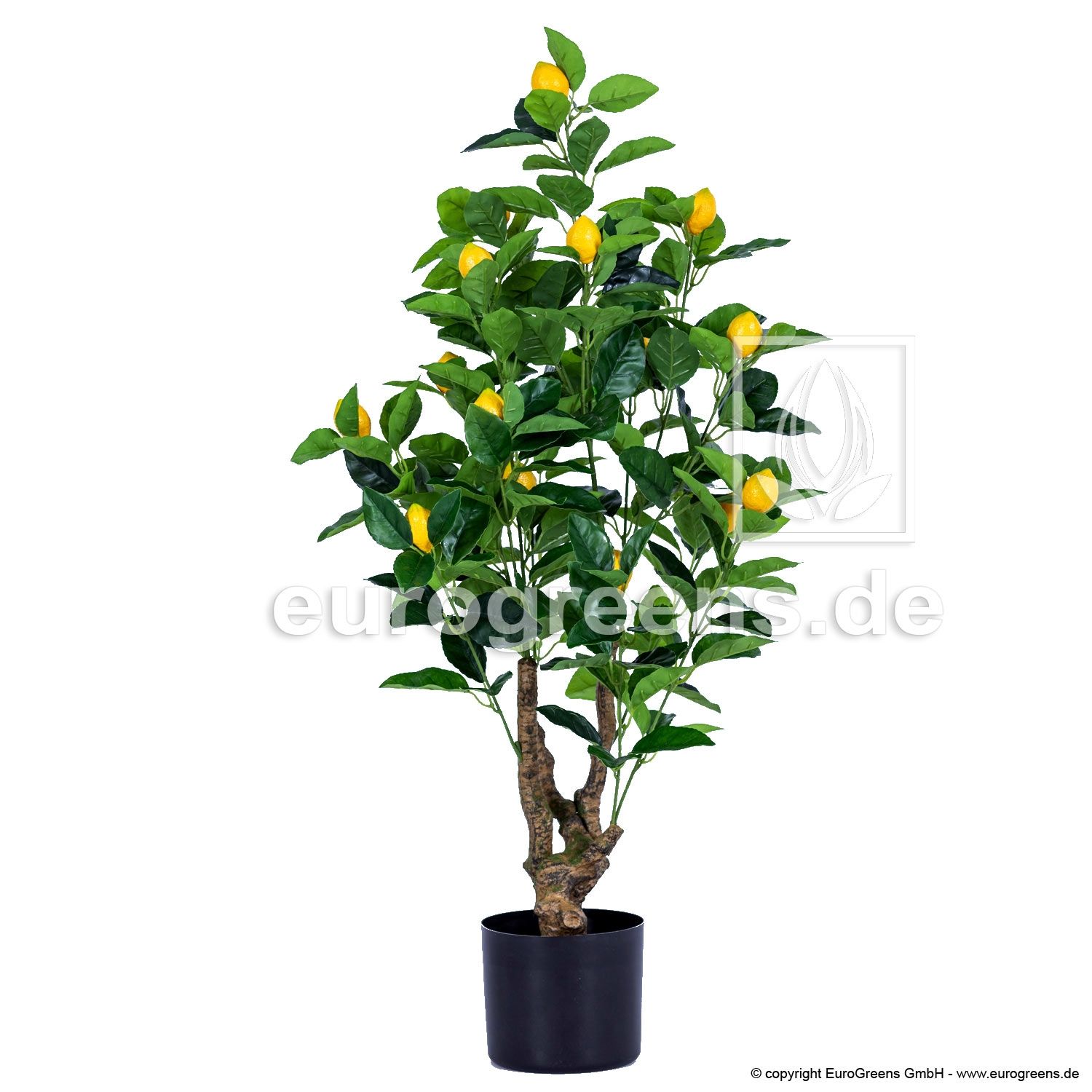 Kunstpflanze mit Früchten ca. 90cm Zitronenbaum