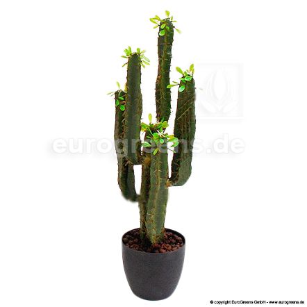 künstlicher Säulenkaktus Euphorbia Trigona 85cm