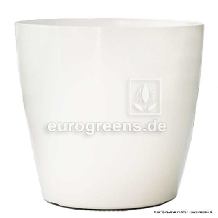 Übertopf San Remo 30cm weiß glänzend