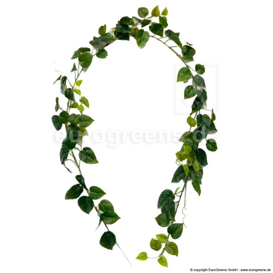 künstliche Pothos Girlanden grün gelb ca. 180cm