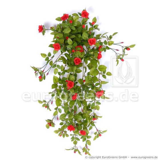 künstliche Rosenranke rot ca. 80 85cm