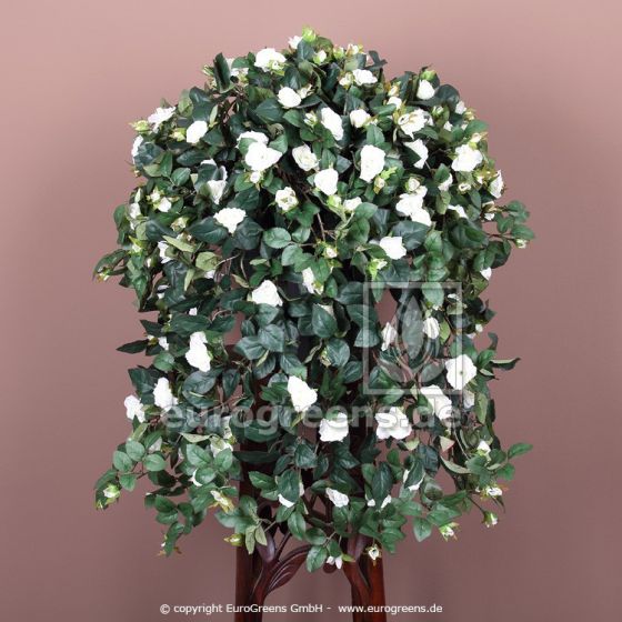 Kunstpflanze Rosenranke creme-weiß ca.70cm (mit Einsteckstab/ ungetopft)