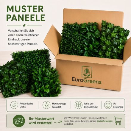 4er Set Hecken-Musterpaneele inkl. Gutscheincode