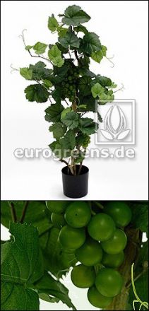 Kunstpflanze Rebstock mit Trauben 110cm