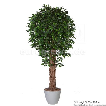 Kunstpflanze Ficus Liane Miniblatt de Luxe grün ca. 150-160cm