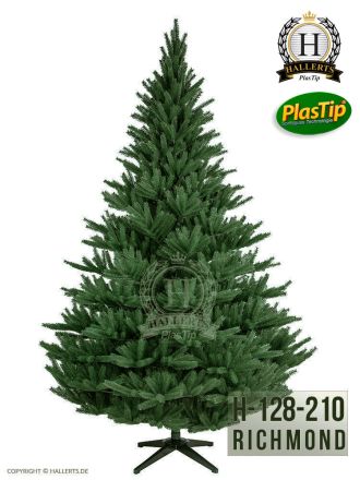 künstlicher Spritzguss Weihnachtsbaum Richmond Edeltanne ca. 210cm bauchig