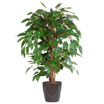 Kunstpflanze Ficus Benjamini grün ca. 90cm