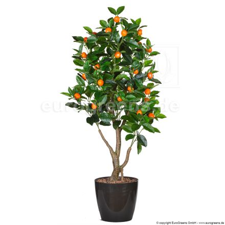Kunstpflanze Orangenbaum ca. 115cm mit Früchten