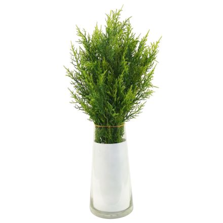 künstlicher Zypressenbusch ca. 50cm (mit Einsteckstab/ ungetopft)