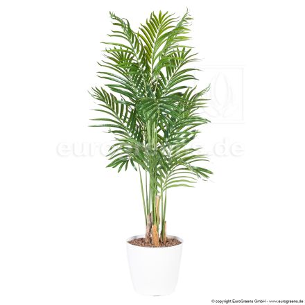 Kunstpflanze Kentiapalme ca. 110cm mit echter Palmenfaser