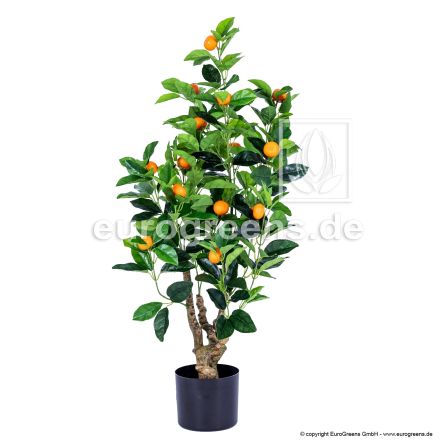 Kunstpflanze Orangenbaum ca. 80-90cm mit Früchten