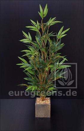 künstlicher Mini Bambus Busch ca. 65-70cm (mit Einsteckstab/ ungetopft)