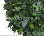 Kunstpflanze Lorbeerpyramide 120cm Naturstamm Detail Ega 50104 3