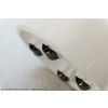 Übertopf San Remo weiß glänzend 30cm DM Rollen