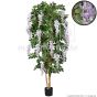 Kunstbaum Goldregen Deluxe 180cm Lavendel mit Blütendetail