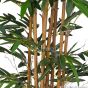 Kunstbaum künstlicher Bambus Naturstamm 270cm Bambusstämme