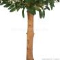 Kunstbaum künstlicher Oliven Kugelbaum 120cm Stamm