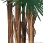 Kunstpalme künstliche Zwergpalme 150cm Palmstämme