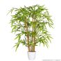 Kunstpflanze künstlicher Japan Bambus 90cm Übertopf