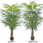 Vergleich künstliche Borneo Palme 200 210cm mit 180 1