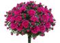 Kunstblume Chrysanthemen-busch lila (mit Einsteckstab/ ungetopft)