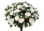 Kunstblume künstliche Chrysanthemen weiß 40cm